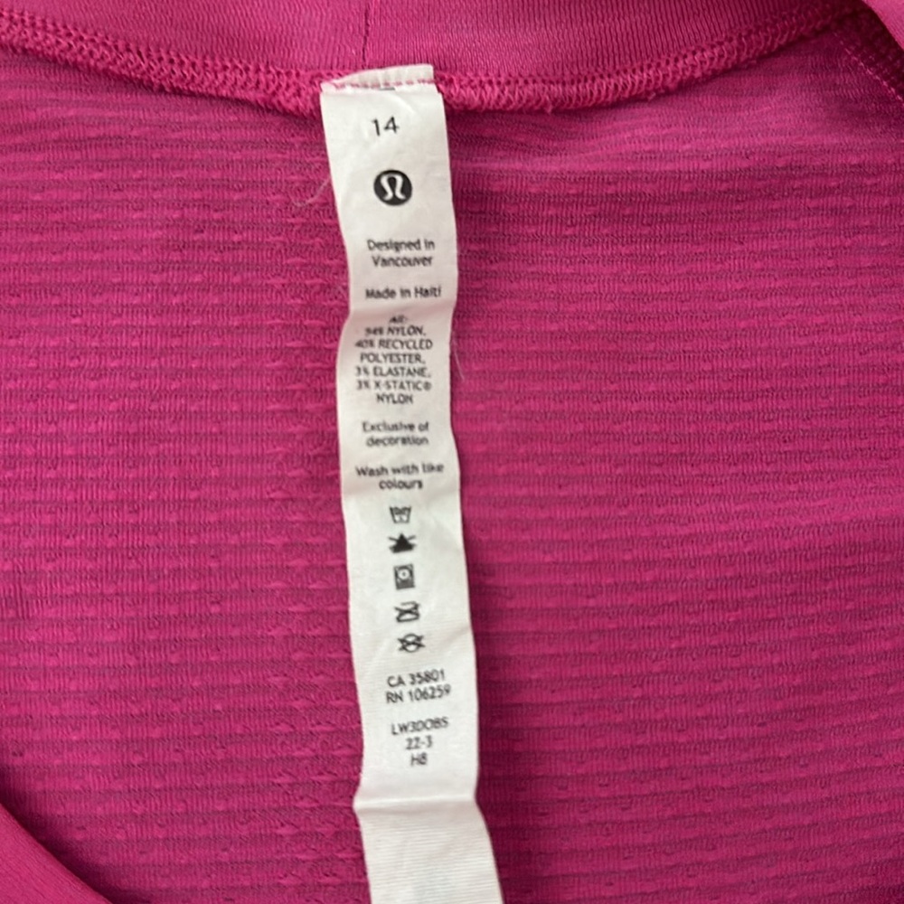 Lululemon Swiftly Tech Long Sleeve Shirt - 14 - Pink - Picture 4 of 7